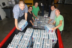 Deer Park, Nestle Waters donates to Tamaqua Salvation Army, Fogelsville, 7-28-2014 (1)
