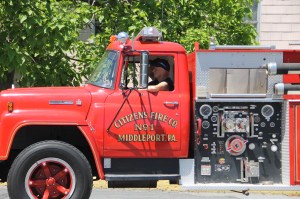 Double Truck Housing Parade, Middleport Fire Company, Middleport, 6-7-2014 (21)