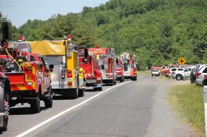 Double Truck Housing Parade, Middleport Fire Company, Middleport, 6-7-2014 (318)