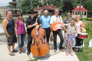 Eddie Bluestone's Big and Bad Rockabilly Cats, Broad Street, Tamaqua, 7-23-2014 (11)