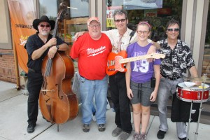 Eddie Bluestone's Big and Bad Rockabilly Cats, Broad Street, Tamaqua, 7-23-2014 (14)