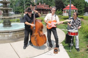Eddie Bluestone's Big and Bad Rockabilly Cats, Broad Street, Tamaqua, 7-23-2014 (5)