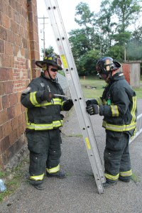 Essentials Basic Module Class, Ladders, Tamaqua Firefighter Training Grounds, Tamaqua, 7-22-2014 (11)