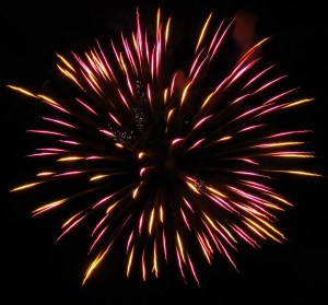 Fireworks Display, 80th Anniversary, St. Joseph's Parish Festival, Summit Hill, 7-20-2014 (126)