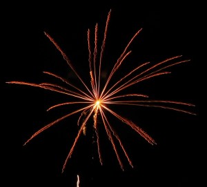 Fireworks Display, 80th Anniversary, St. Joseph's Parish Festival, Summit Hill, 7-20-2014 (157)
