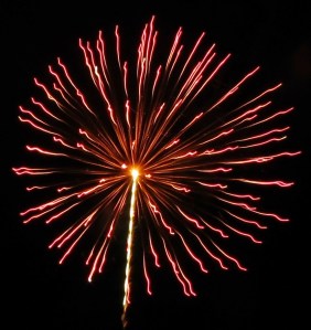 Fireworks Display, 80th Anniversary, St. Joseph's Parish Festival, Summit Hill, 7-20-2014 (160)