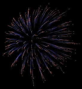 Fireworks Display, 80th Anniversary, St. Joseph's Parish Festival, Summit Hill, 7-20-2014 (17)
