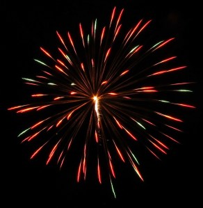 Fireworks Display, 80th Anniversary, St. Joseph's Parish Festival, Summit Hill, 7-20-2014 (202)