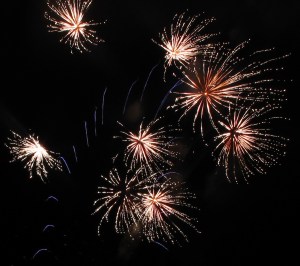 Fireworks Display, 80th Anniversary, St. Joseph's Parish Festival, Summit Hill, 7-20-2014 (212)