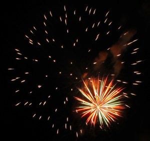 Fireworks Display, 80th Anniversary, St. Joseph's Parish Festival, Summit Hill, 7-20-2014 (214)