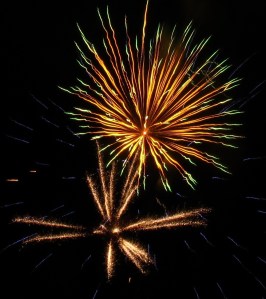 Fireworks Display, 80th Anniversary, St. Joseph's Parish Festival, Summit Hill, 7-20-2014 (217)