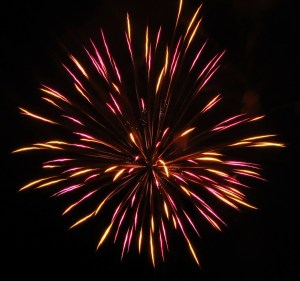 Fireworks Display, 80th Anniversary, St. Joseph's Parish Festival, Summit Hill, 7-20-2014 (233)