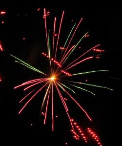 Fireworks Display, 80th Anniversary, St. Joseph's Parish Festival, Summit Hill, 7-20-2014 (39)