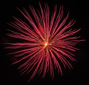 Fireworks Show, Men of Marian Picnic, Marian High School, Hometown, 7-27-2014 (115)
