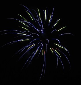 Fireworks Show, Men of Marian Picnic, Marian High School, Hometown, 7-27-2014 (30)