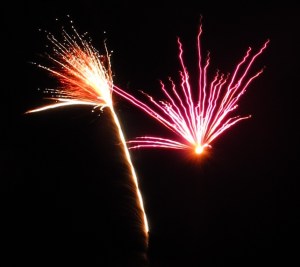 Fireworks Show, Men of Marian Picnic, Marian High School, Hometown, 7-27-2014 (51)