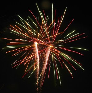 Fireworks Show, Men of Marian Picnic, Marian High School, Hometown, 7-27-2014 (84)
