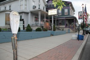 Flags Missing in Front of American Legion, Tamaqua, 7-22-2014 (18)