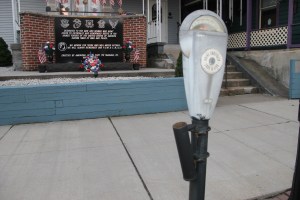 Flags Missing in Front of American Legion, Tamaqua, 7-22-2014 (22)