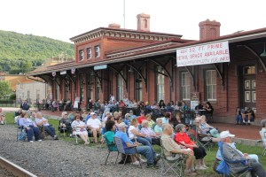 Gene Morrison & Family, Chamber of Commerce Summer Concert Series, Train Station, Tamaqua (1)