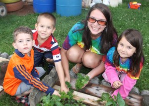 Lettuce, Vegetable Picking, Kids Activities, Lansford Community Garden, Lansford, 7-28-2014 (59)