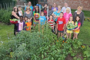 Lettuce, Vegetable Picking, Kids Activities, Lansford Community Garden, Lansford, 7-28-2014 (69)