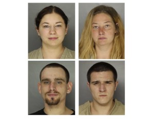 Mahanoy Township Police Charge Four MC Residents with Drug Crimes, Mahanoy Township, 7-18-2014 (COMBINED)