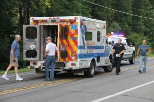 Overturned Vehicle, MVA, Lafayette Avenue, Hometown, Rush Township, 7-22-2014 (10)