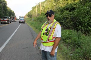 Overturned Vehicle, MVA, Lafayette Avenue, Hometown, Rush Township, 7-22-2014 (8)
