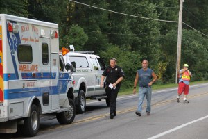 Overturned Vehicle, MVA, Lafayette Avenue, Hometown, Rush Township, 7-22-2014 (9)