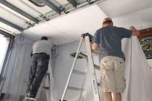 Preparing for Block Party, Citizens Fire Company, Tamaqua, 7-7-2014 (3)