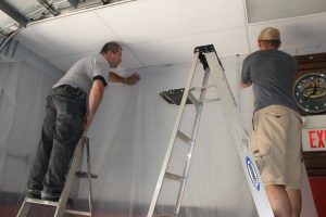 Preparing for Block Party, Citizens Fire Company, Tamaqua, 7-7-2014 (5)