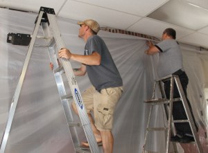 Preparing for Block Party, Citizens Fire Company, Tamaqua, 7-7-2014 (7)