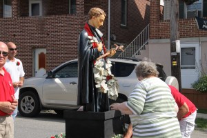 St. Gabriel's of Our Lady of Sorrows Procession, St. Joseph Parish, Summit Hill, 7-20-2014 (151)