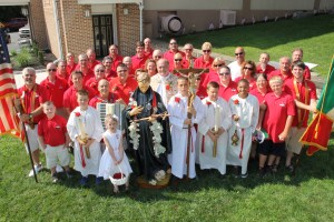 St. Gabriel's of Our Lady of Sorrows Procession, St. Joseph Parish, Summit Hill, 7-20-2014 (157)