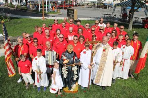 St. Gabriel's of Our Lady of Sorrows Procession, St. Joseph Parish, Summit Hill, 7-20-2014 (168)