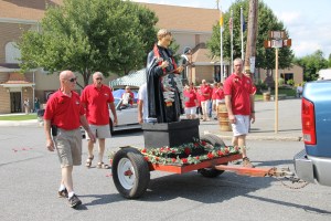 St. Gabriel's of Our Lady of Sorrows Procession, St. Joseph Parish, Summit Hill, 7-20-2014 (50)