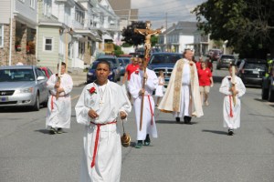 St. Gabriel's of Our Lady of Sorrows Procession, St. Joseph Parish, Summit Hill, 7-20-2014 (99)