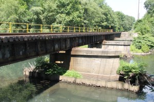 Train Tressel, Bridge Above Little Schuylkill River, New Ringgold, 7-26-2014 (1)