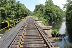 Train Tressel, Bridge Above Little Schuylkill River, New Ringgold, 7-26-2014 (19)