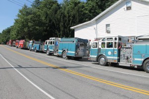 Tuscarora Fire Company Truck, Apparatus Parade, Tuscarora, 7-26-2014 (1)