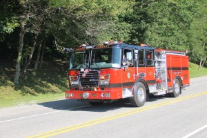 Tuscarora Fire Company Truck, Apparatus Parade, Tuscarora, 7-26-2014 (103)