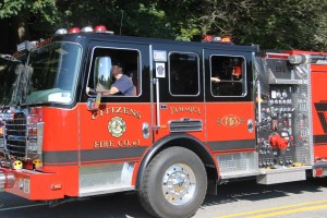 Tuscarora Fire Company Truck, Apparatus Parade, Tuscarora, 7-26-2014 (105)
