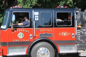 Tuscarora Fire Company Truck, Apparatus Parade, Tuscarora, 7-26-2014 (106)