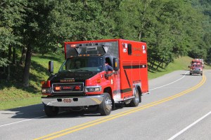 Tuscarora Fire Company Truck, Apparatus Parade, Tuscarora, 7-26-2014 (108)