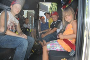 Tuscarora Fire Company Truck, Apparatus Parade, Tuscarora, 7-26-2014 (11)
