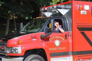 Tuscarora Fire Company Truck, Apparatus Parade, Tuscarora, 7-26-2014 (111)