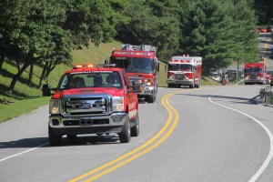 Tuscarora Fire Company Truck, Apparatus Parade, Tuscarora, 7-26-2014 (113)