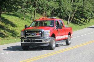 Tuscarora Fire Company Truck, Apparatus Parade, Tuscarora, 7-26-2014 (114)