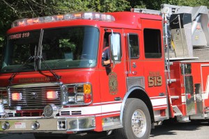 Tuscarora Fire Company Truck, Apparatus Parade, Tuscarora, 7-26-2014 (120)